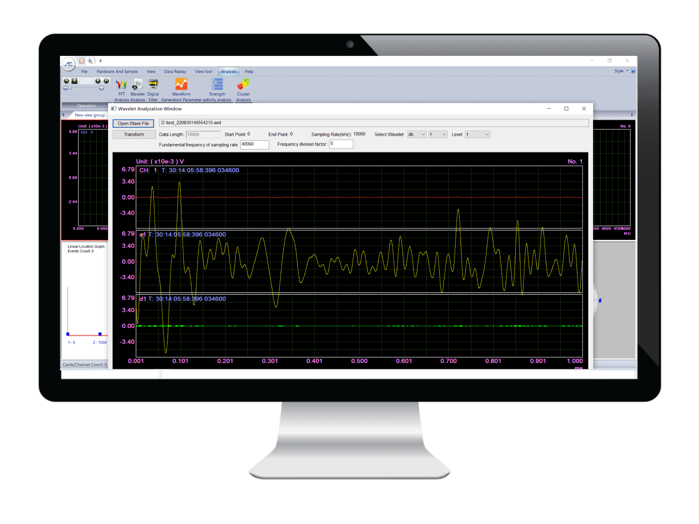 SWAE software - acoustic emission software03