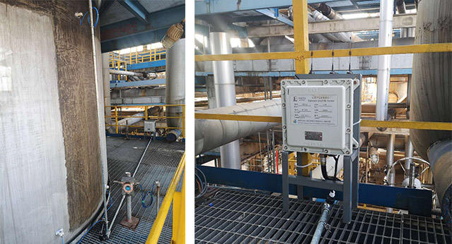 Field installation of sensor and explosion-proof ISAE unit